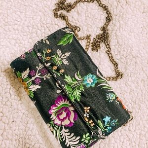 Floral Small Clutch Purse